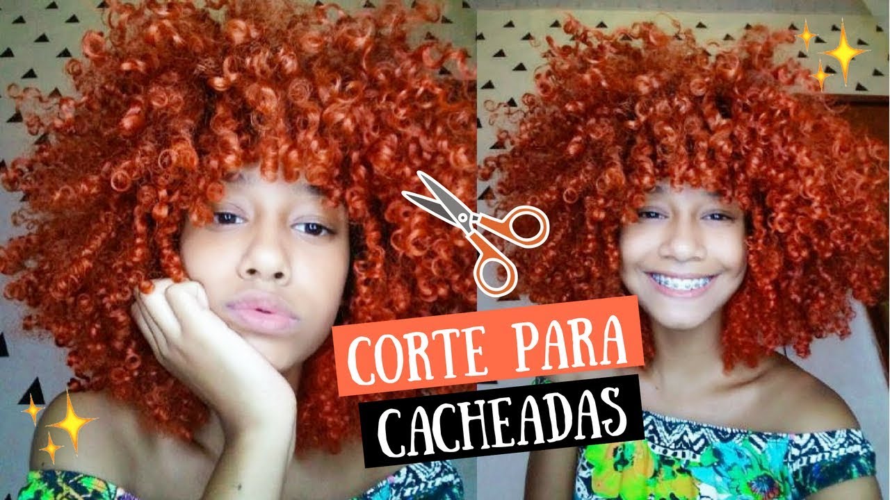 CORTE PARA CABELOS CACHEADOS EM CASA! Carina Soares