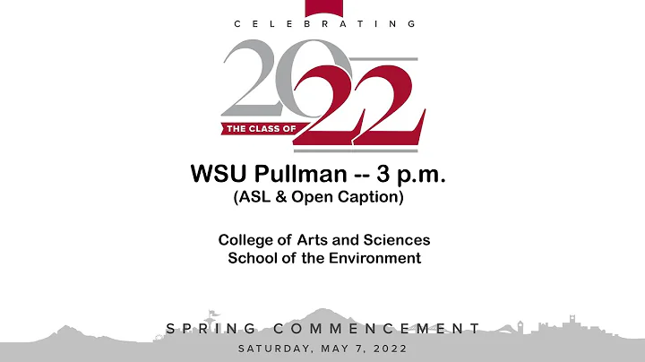 Spring 2022 3 p.m. Commencement [captioned]
