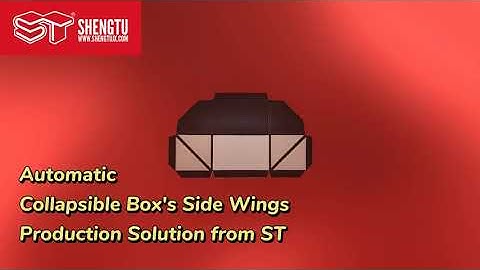 ST collapsible box side wing making machine| case making machine | box case maker|hardcover machine