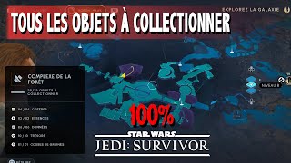 COMPLEXE DE LA FORÊT - TOUS LES OBJETS À COLLECTIONNER - KOBOH - STAR WARS JEDI SURVIVOR