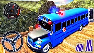 Police Bus Driving Simulator - Hill Dangerous Duty Driving Simulator - Android GamePlay #3 screenshot 5