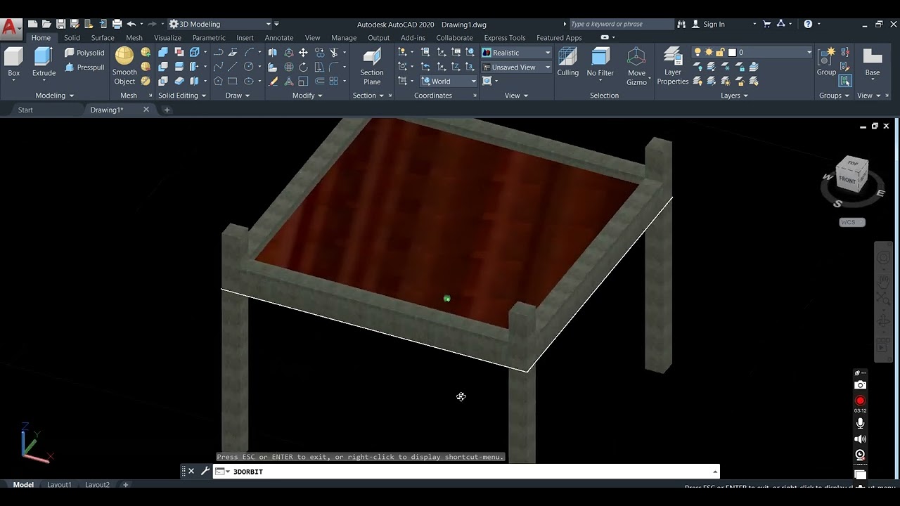 Calculation of Roof Slab Concrete 
