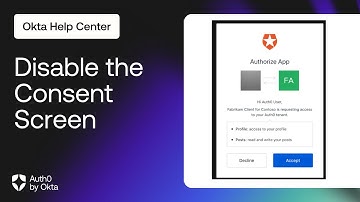 Disable the Consent Screen | Auth0 by Okta Support