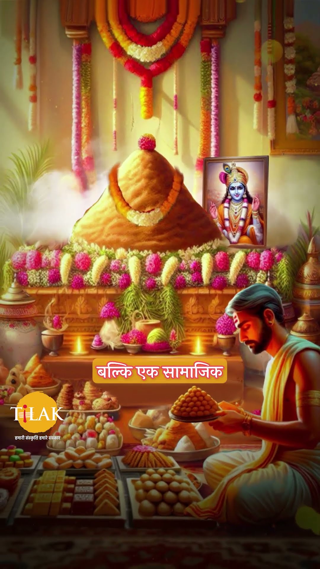 जानिए गोवर्धन पूजा से जुड़ी इस पौराणिक कथा के बारे में | Govardhan Pooja | तिलक ?