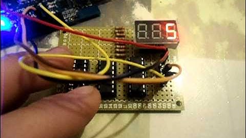 Arduino SPI 7-segment 3-digit Fibonacci sequence