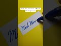 How to write "Mash Marigold" | Improving your handwriting