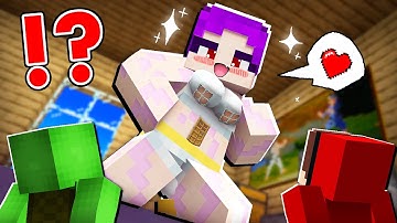 JJ and Mikey FOUND the MOST SECRET BASE Inside RUMI GIRL !?  - Maizen Minecraft