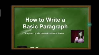 How to Write a Basic Paragraph / 4 Tips 💙
