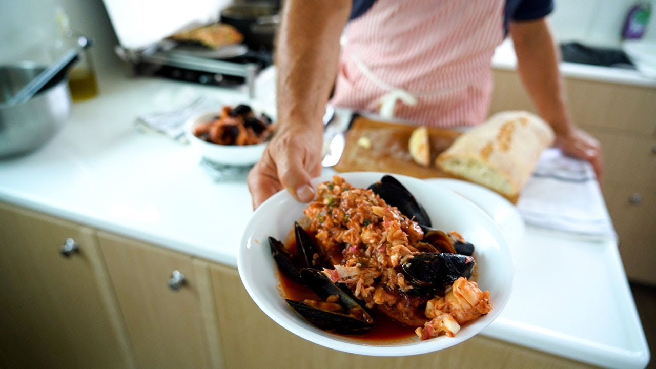 Reinventing Italian Cooking on a Catamaran - Cacciucco Livornese | Harbors Unknown Ep. 4