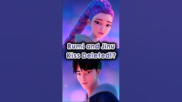 Rumi and Jinu Kiss Deleted Scene!? 😱 #kpopdemonhunters #netflix #shorts