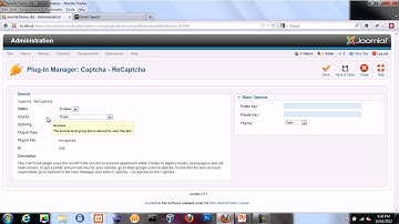 Joomla 2.5 Tutorial: How to enable ReCAPTCA