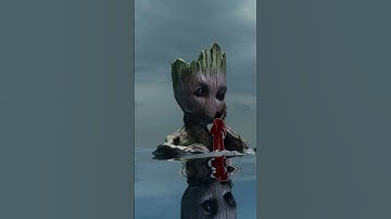 Turning my Groot into a 3D model #blender #blender3d