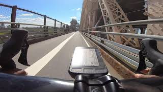 Bombing Down Queensboro Bridge On My Road Bike