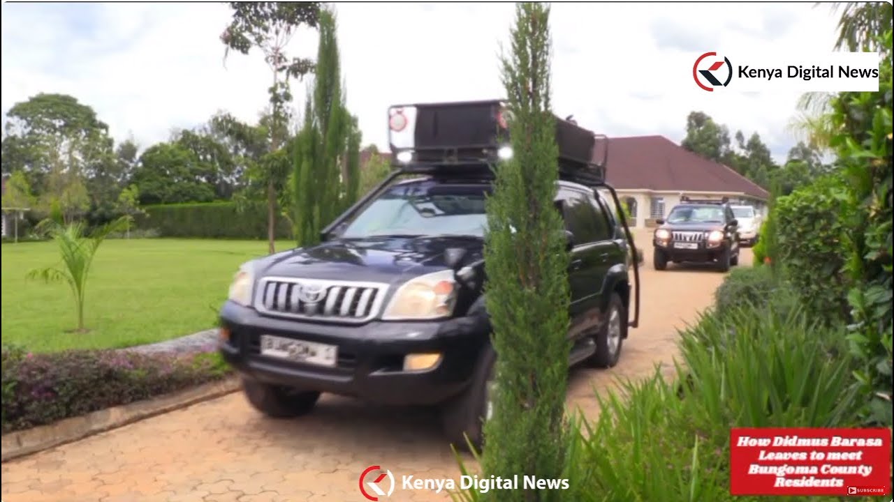 How Bungoma 2027 Governor Aspirant MP Barasa leaves his home to meet residents!!