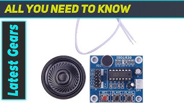 ISD1820 Sound Voice Audio Mic Recording Playback Module Review