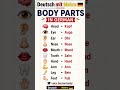 🇩🇪 Body Parts in German | Learn German Vocabulary Easily! 👍 Like 💬 Comment 🔔 Subscribe for more !