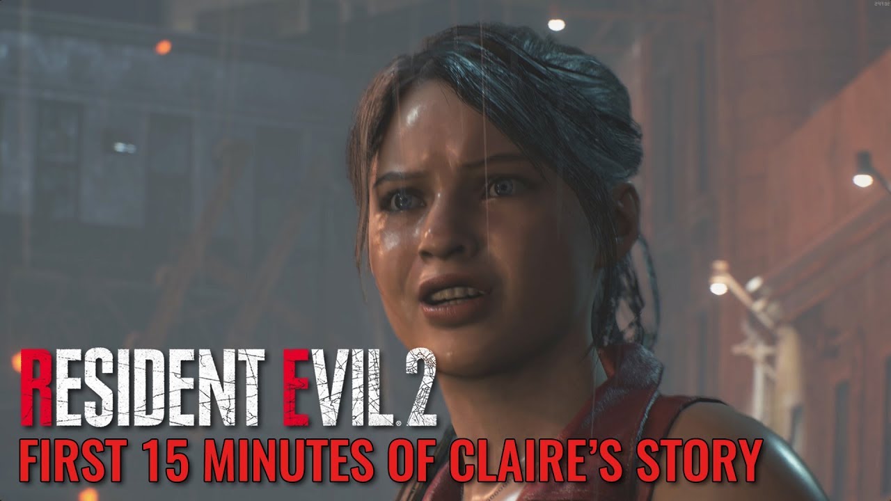 The First 15 Minutes of Resident Evil 2 Gameplay - Claire Redfield (4K  60fps) - IGN