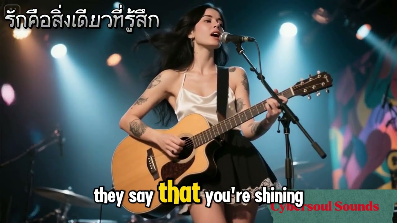 "AI Girl with Guitar: Virtual Artist Live in Concert!"