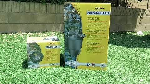 Koi Pond Filter: Laguna Pressure Flo Filter 1400 / 2100 with UV Clarifier