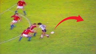 Diego Maradona had a unique ability to Backheel 😈