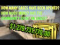 HOW many CASES have been opened? How much MONEY was SPENT on CS:GO CASES?