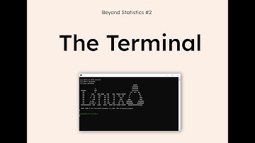 The Terminal | Technical Tools for Data Scientists – Beyond Statistics