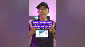 Bikin Web Landing Page cuma 1 menit. Ini rahasianya! #ai #website #landingpage #nocode #draganddrop