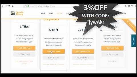 GenesisMining Bitcoin Plans Are Back! Here is your chance!