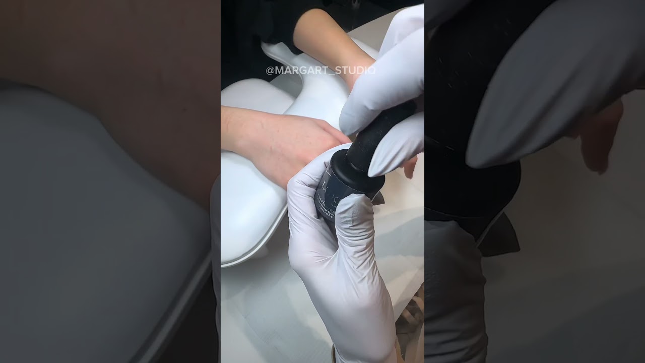 Instagram @margart_studio  from Long stiletto to short soft square. Dual forms nails. DM to book