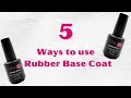 5 Ways to Use Rubber Base Coat|Introducing E.den's Rose Rubber Base Coat