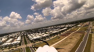 Maiden Flight E-Flite Apprentice S 15e GoPro Mounted South Florida Flying