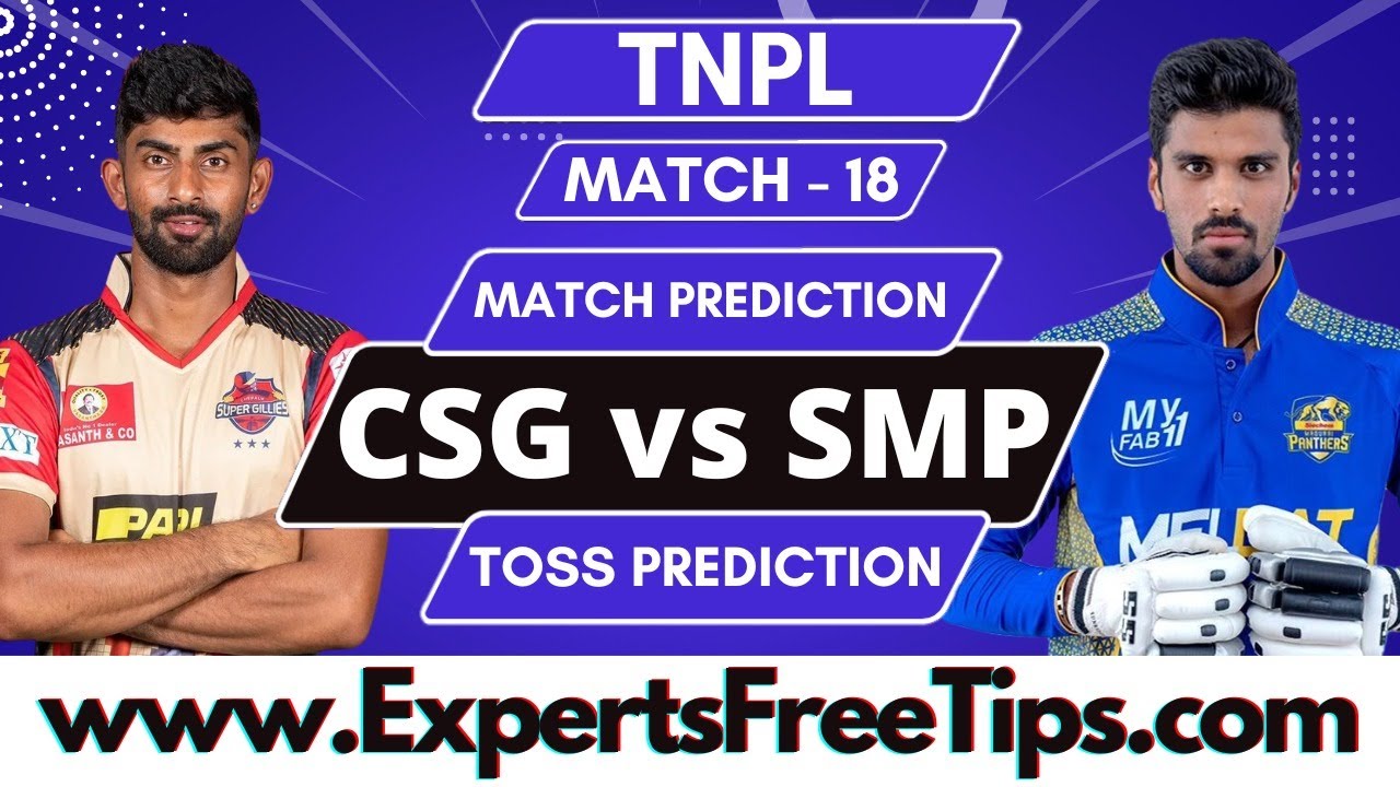 Madurai Panthers vs Chepauk Super Gillies TNPL 2023 18th Match, Toss Winner, Fantasy Team
