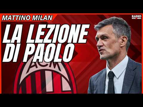 LA LEZIONE DI MALDINI. L'IDEA PER TORNARE. IL PECCATO ORIGINARIO | Mattino Milan
