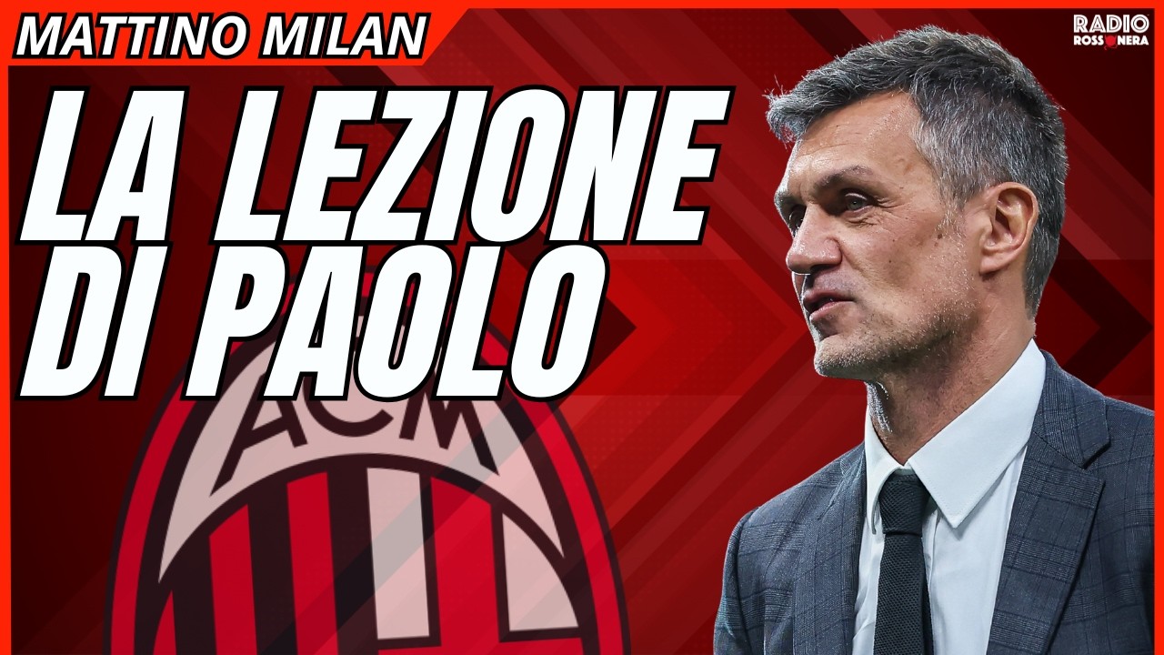 LA LEZIONE DI MALDINI. L'IDEA PER TORNARE. IL PECCATO ORIGINARIO | Mattino Milan