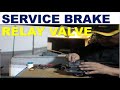 SERVICE BRAKE RELAY VALVE | PAANO MAG REPAIR | FULL AIR BRAKE SYSTEM