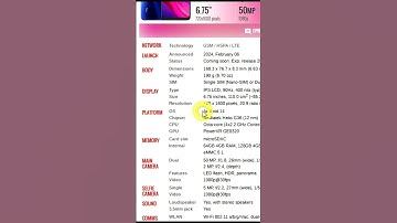 TCL 505 with 6.75 Inch Display, 50MP Camera, 4GB RAM, 64/128 GB ROM #50mpcamera #tech #50mp