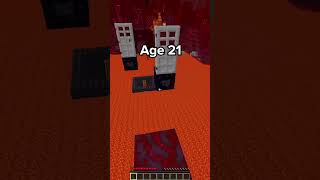 Minecraft Parkour At Different Ages 🤯 (World&#39;s Smallest Violin)