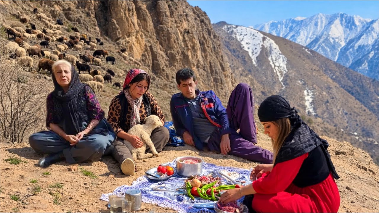 “Incredible Shepherding in a Remote Mountain – Cooking with Sheep!”✅