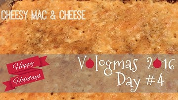 Vlogmas Day # 4 || How to Make Simple Cheesy Mac & Cheese
