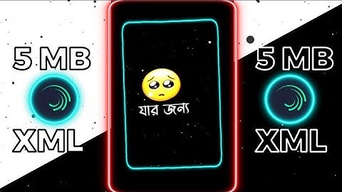 New Hindi Sad song Xml 🥺💔 Alight Motion new XML by @TIMEKAMU    #xml #crazy_editor_bd #viral