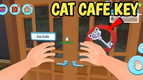 Finding Cat CAFE KEY - My pets: Stray Cat Simulator Gameplay - Gaming Walkthrough part 7