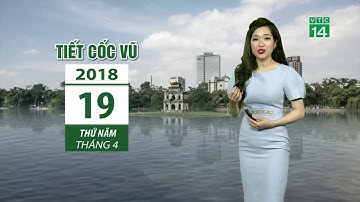 VTC14 | Thời tiết 6h 19/04/2018 | Mưa rào ở miền Bắc, dông tố ở miền Nam