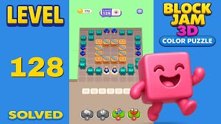 Block Jam 3D: Color Puzzle – Level 128