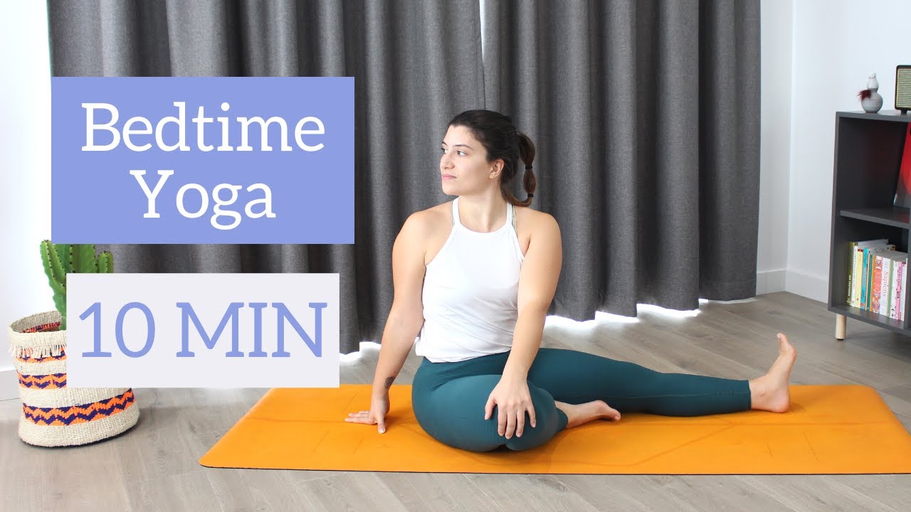 Gentle Bedtime Yoga Stretch - Unwind and Relax - YouTube