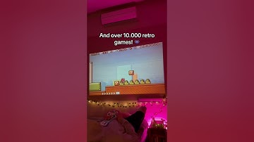 All the classics from your childhood! 🫣 #retrogaming #retroconsole #retrogames #projector