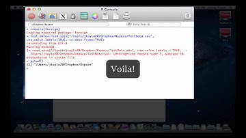 Importing SPSS Data into R