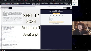 freeCodeCamp - Pt29 JavaScript Algorithms and Data Structures | Sept 12 24 Study Session 1