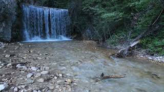 Explore the Beauty of Nature's Secret Waterfall Haven - 4K Soundscape Scene