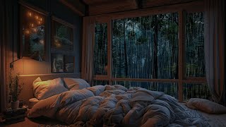 Sleep Soundly with Sounds of Rain & Thunder  Healing, Beat Stress &Insomnia  Relaxing Rain Sounds