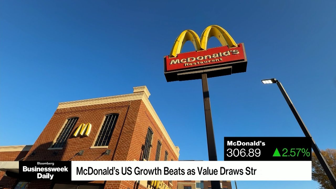 McDonald’s US Growth Beats as Value Draws Strapped Diners